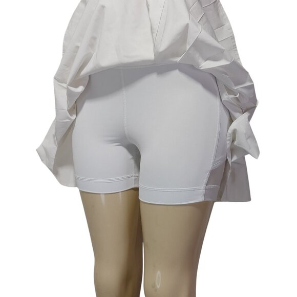 Lululemon Side Pleat High Rise Tennis Skirt Size 8 White - Picture 10 of 13